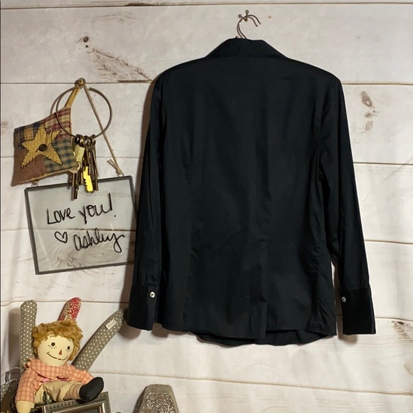 Banana Republic; Black; Blouse; Top; Shirt; L - Picture 4 of 7